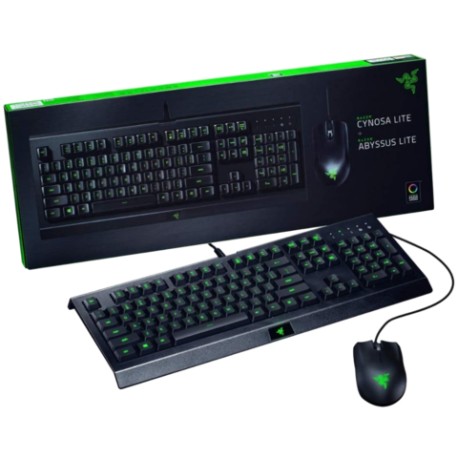 Kit Razer Teclado Cynosa Lite + Mouse Abyssus Lite