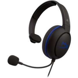 Audífono Gamer Hyperx Cloud Chat licencia PS4 Negro Y Azul