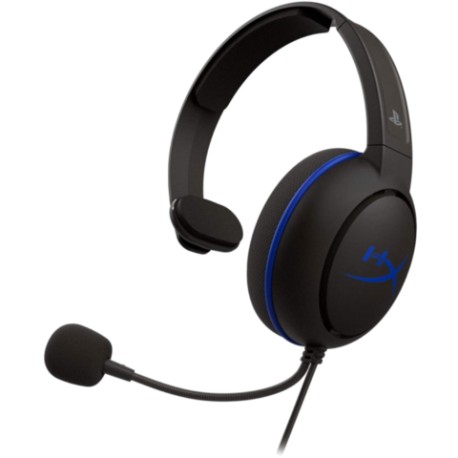 Audífono Gamer Hyperx Cloud Chat licencia PS4 Negro Y Azul