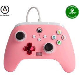 Control alámbrico PowerA Xbox Series X|S - Rosa- Standard Edition